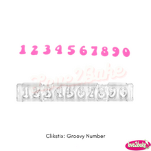 Load image into Gallery viewer, groovy number clikstix