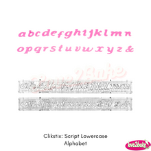 Load image into Gallery viewer, script clikstix lowercase