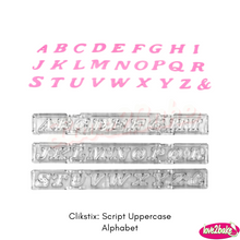 Load image into Gallery viewer, clikstix script uppercase