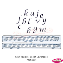 Load image into Gallery viewer, script tappits lowercase