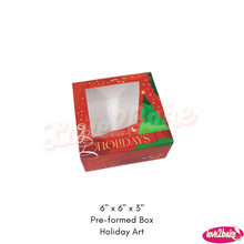 Load image into Gallery viewer, RM 6&quot; x 6&quot; x 3&quot; Pre-Formed Small Cake Box
