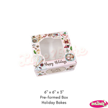 Load image into Gallery viewer, RM 6&quot; x 6&quot; x 3&quot; Pre-Formed Small Cake Box
