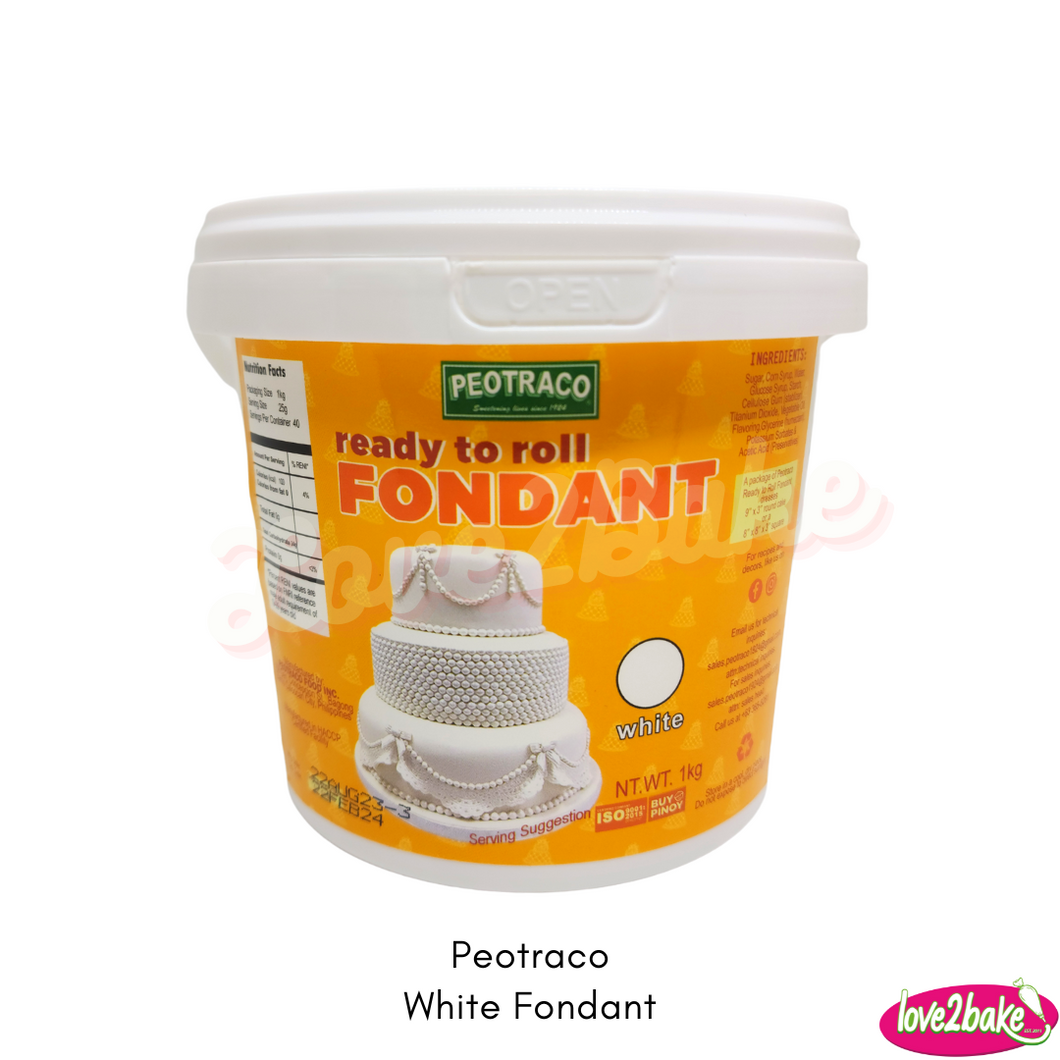 peotraco white fondant