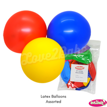 Load image into Gallery viewer, assorted latex balloons
