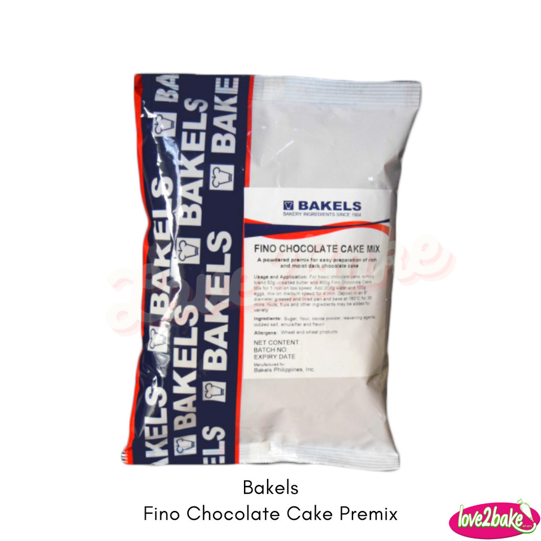 bakels fino chocolate cake premix