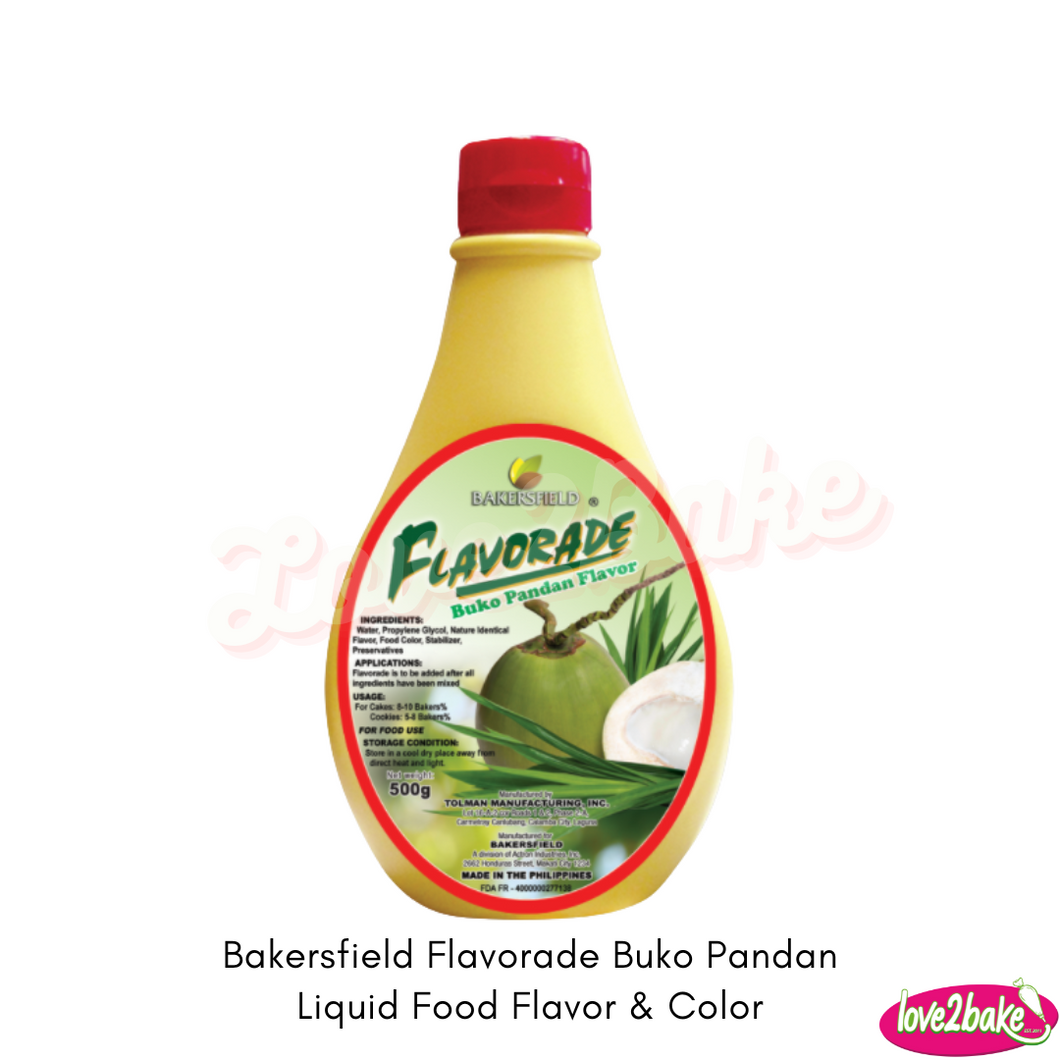 bakersfield flavorade buko pandan