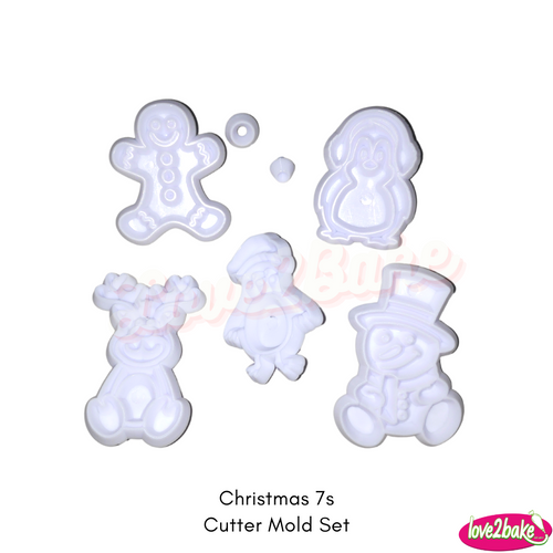 Christmas 7s Cutter Mold Set