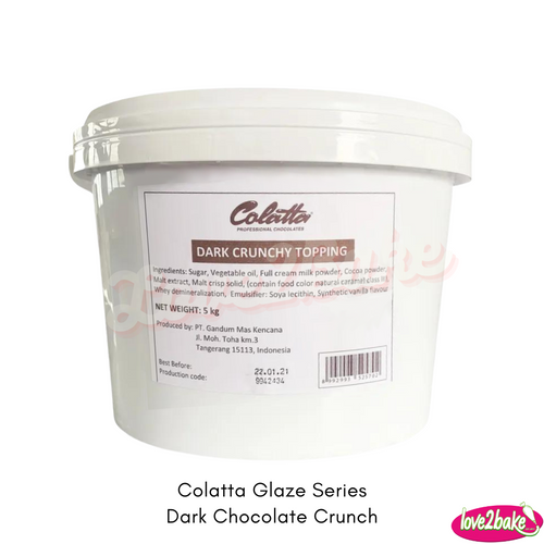 colatta dark crunch glaze