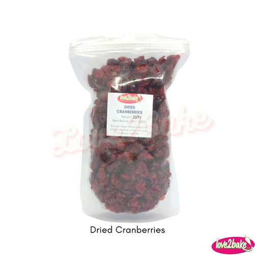 dried cranberries