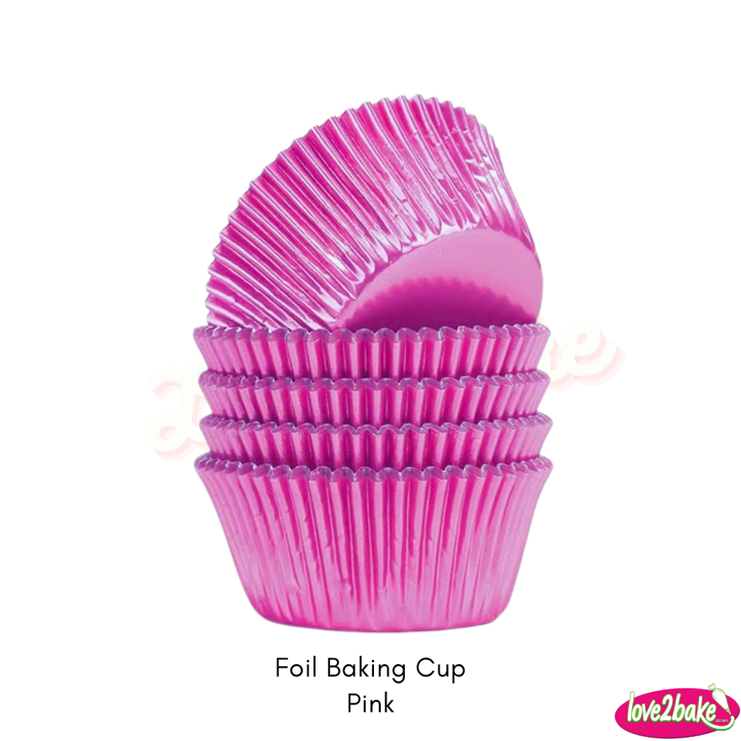 Pink Foil Baking Cup