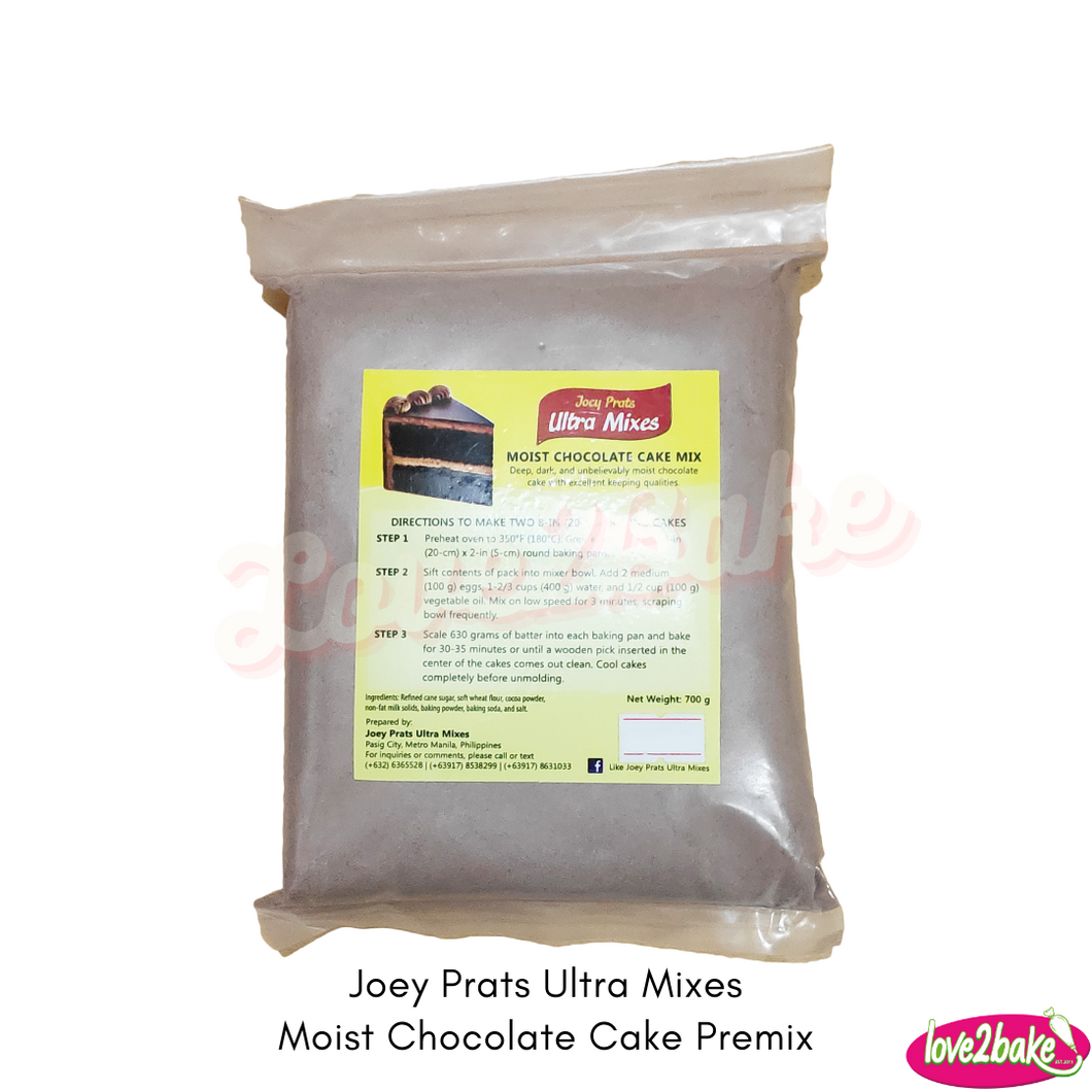 joey prats moist chocolate cake premix