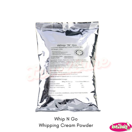 whip n go whipping cream powder